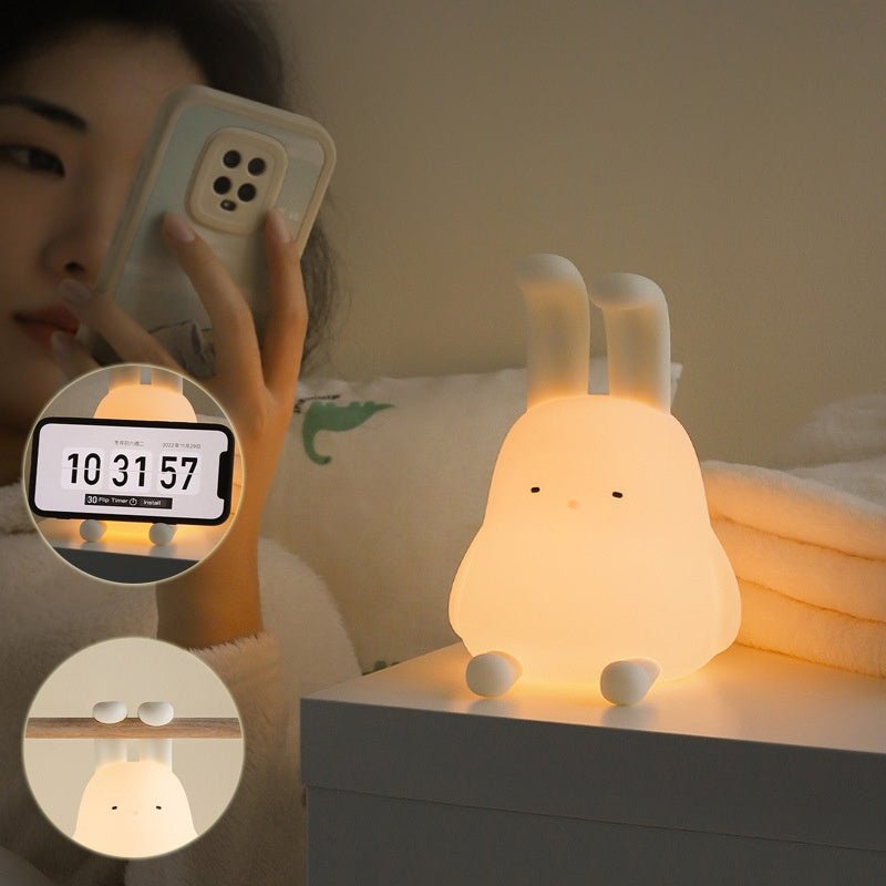 Cute Rabbit Mood Light + Phone Stand